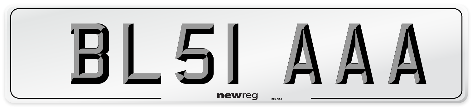 BL51 AAA Number Plate from New Reg